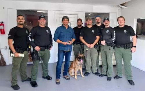 We come to Allan at Control Canine all the way from Michigan! He worked with our Belgian Malinois for a year before we