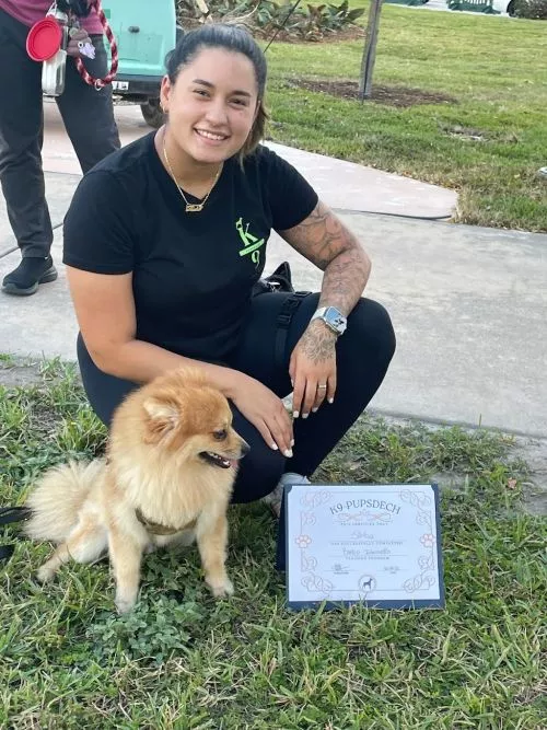 Paula and Luis are amazing! We adopted Athena in August 2022 and Paula has been training her since then